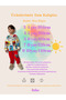 Boys Mickey Printed Seasonal Cotton Fabric Red Tracksuit Set with Elastic Waist and Laces - 2