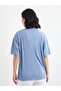 Embroidered Slogan Oversized T-Shirt - 4