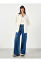 Women Cream High-Low Hem Shirt with Patch Detail - 2