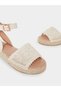 Buckle Accent Leather Look Loafers - 3