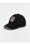 Black Printed Boy's Cap Hat - 2