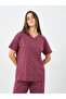 Cotton Star Heart V Neck T-Shirt and Pyjama Set - 2