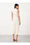 Solid Wrap Sleeveless Midi Dress - 5