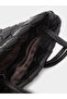 Textured Crossbody Bag with Button-Loop - 4