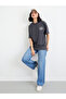 Slogan Print Oversized T-Shirt