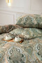 Bellora Premium 100% Cotton Satin Double Duvet Cover Set - Green - 4