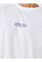 Graphic Print Crew Neck Oversize T-Shirt - 4