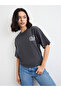 Slogan Print Oversized T-Shirt - 2