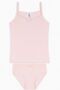 Girls' Jacquard String Strap Tank Top Shorts Set of 6 - Summer Underwear - 4