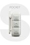 Pocket S Mini Portable & Wearable Speaker, Magnetic Clip, Type-C charging -White - 2
