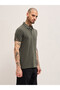Men's T-shirt with polo style, breathable cotton fabric, comfy fit, ideal for casual or smart look. - 4