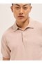 Men's T-shirt with polo style, breathable cotton fabric, comfy fit, ideal for casual or smart look. - 6
