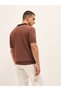 Men's T-shirt with polo style, breathable cotton fabric, comfy fit, ideal for casual or smart look. - 3