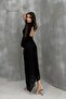 Backless Lace Detail Tulle Dress 2636-8 - 3