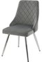 Dining Chair Sets with Velvet Fabric, 87cm Accent Chair for Dining Room with Gold Fini - 7