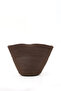 Coffee Color Shk245 Pearl Straw Fabric Single Compartment, Hanging Hand, Arm and Shoulder Bag - 3