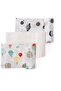 Planets & Balloons Bamboo Swaddle 120x120cm - Pack of 3