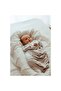 Stretchy Bamboo Spandex Swaddle & Hat - Grey - 5