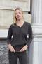 Women's Glitter Camisole V-Neck Off Shoulder Long Sleeve Slit Blouse - Anthracite - 7