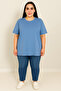 Women's Plus Size Short Sleeve Basic Oversize T-Shirt 1976-25