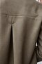 Women's Collared Relaxed Cut Long Sleeve Lightweight Lycra Suede Fabric Buttoned Pocket Blazer Jacket-Khaki - 7