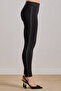 Sports Black Knitted Leggings - 7