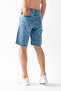 Men's Relaxed Fit 100% Cotton Denim Shorts Ice Blue - 5328 - 7