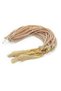 10 Pieces of 99 Pearl Prayer Beads, Tassels, Vav Letter, Mevlüt Hajj Umrah Gift - Gold - 4