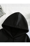 Signature S Printed Black&Gray Hooded Sweatshirt - Men&Women Printed Hoodie - 3