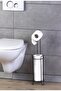 Black Round Redundant Wc Paper Holder