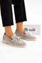 Women's Comfortable Gray Daily Loafer Shoes Modern Design - 2