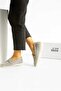 Women's Comfortable Gray Daily Loafer Shoes Modern Design - 3