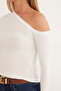 Basic One Shoulder Blouse - 5
