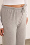Soft Palazzo Trousers with Tie Waist - 4