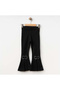 Spanish Long Trousers Bow Girl's Extra Flexible Twill Luxury Leggings - 2