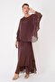 6115 Spanish Sleeve Silk Bluz - 4