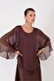 6115 Spanish Sleeve Silk Bluz