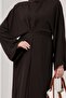 Tie-Up Maria Dress-Brown - 4