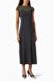 Layered Midi Dress - Grey - 93% Viscose, 7% Elastane - Jersey Fabric