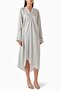 Asymmetrical Shirt Dress - Light Blue - 100% Viscose, Comfortable and Modern Design