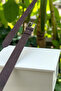 5177 - 3.5 cm Stitched Faux Leather Black Men's Belt - 4