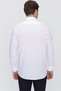 Men's White Long Sleeve Hard Collar Pocket 30 Cotton Comfort Fit Shirt 1004250051_600 - 2