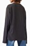 1996 Logo Printed Black T-Shirt - Cotton Blend - Oversize Cut & Worn Details - 3