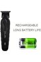 Portable Cordless Hair Clipper with LCD Display USB Charging Professional Men's Hair Clipper - 3