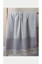 100% Cotton Pinstripe Gray White 90X170 cm Peshtemal Beach Towel