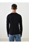 Crew Neck Basic Long Sleeve Men's T-Shirt - 4