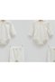 100% Cotton Baby Girl Set of 4 (1 Body and 1 Pants 0-1 Month) (1 Body and 1 Pants 1-3 Months) - 2