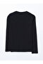 Crew Neck Basic Long Sleeve Men's T-Shirt - 5
