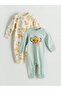 Esvab • Modern & Distinctive Simba Printed Baby Boy Snap-On Jumpsuit 2-Piece Set - 2