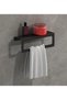 Metal Towel Holder and Metal Toilet Paper Holder Set, Set of 2 - 2